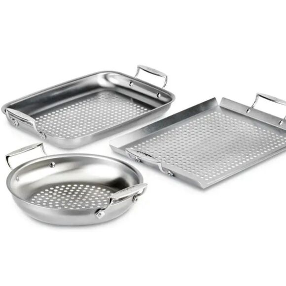 All-Clad Outdoor Stainless 3-PC Set - Picture 1 of 11